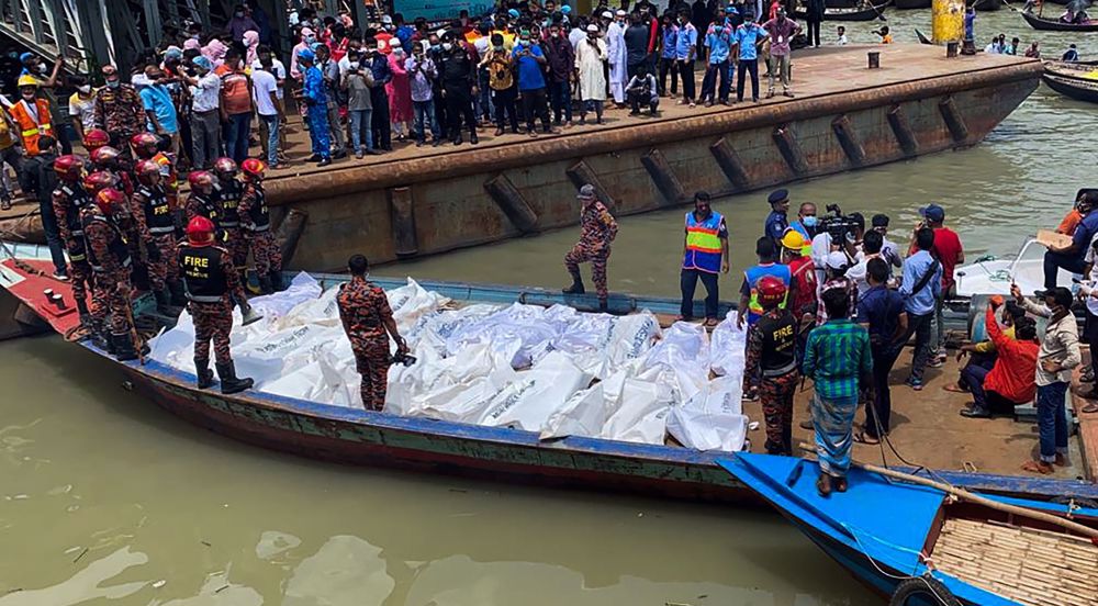 Nearly two dozen dead in Bangladesh ferry accident