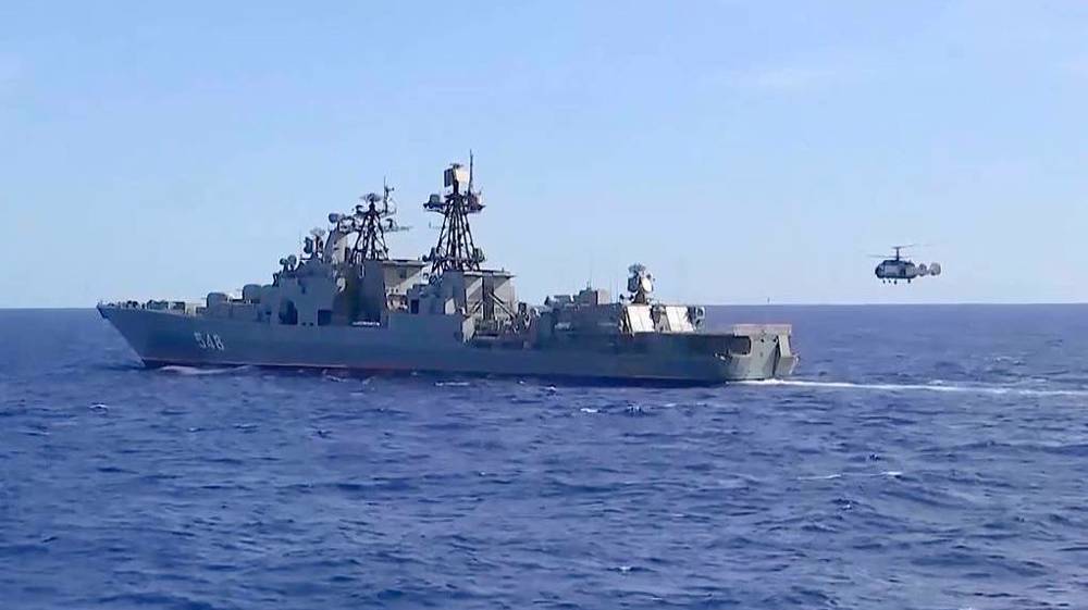 Russia, China launch joint naval drills in Sea of Japan