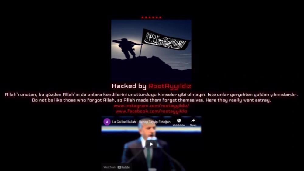 Donald Trump’s website allegedly hacked