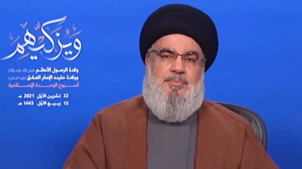 Muslims must stand against normalization with Israel by any means: Nasrallah