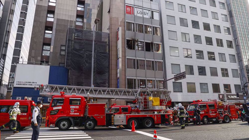 At least 24 dead in building fire in Japan's Osaka