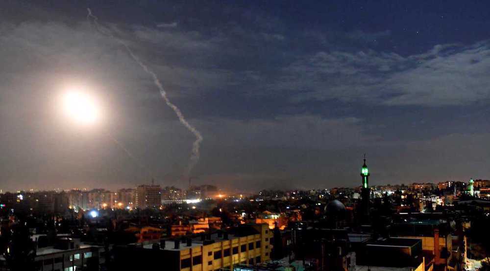 Syrian air defenses intercept Israeli missiles over Quneitra