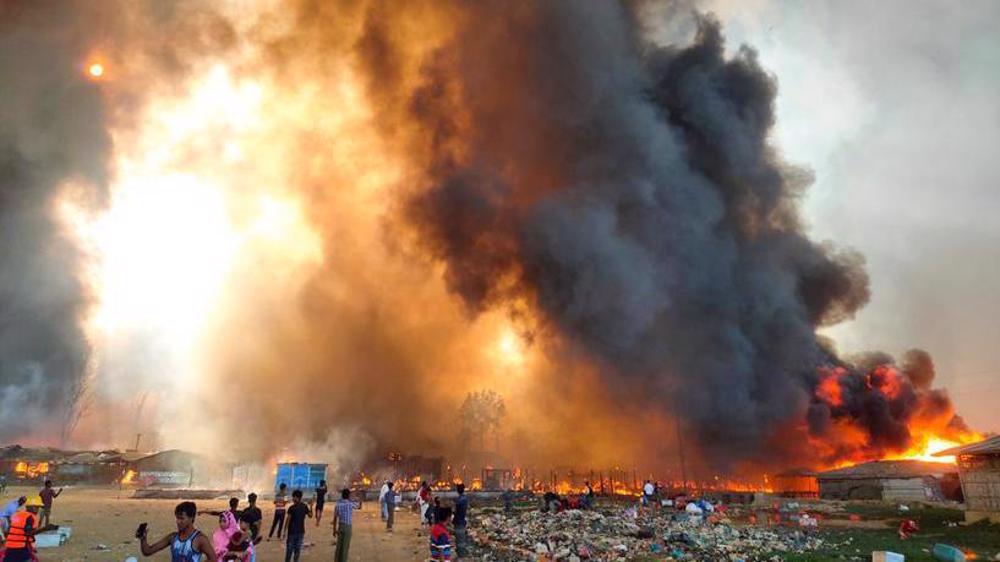 Fire at Rohingya camp in Bangladesh kills several: Witnesses