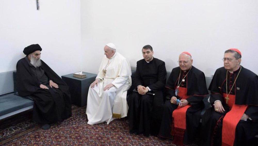 Pope Francis meets with Ayatollah Sistani in Iraq