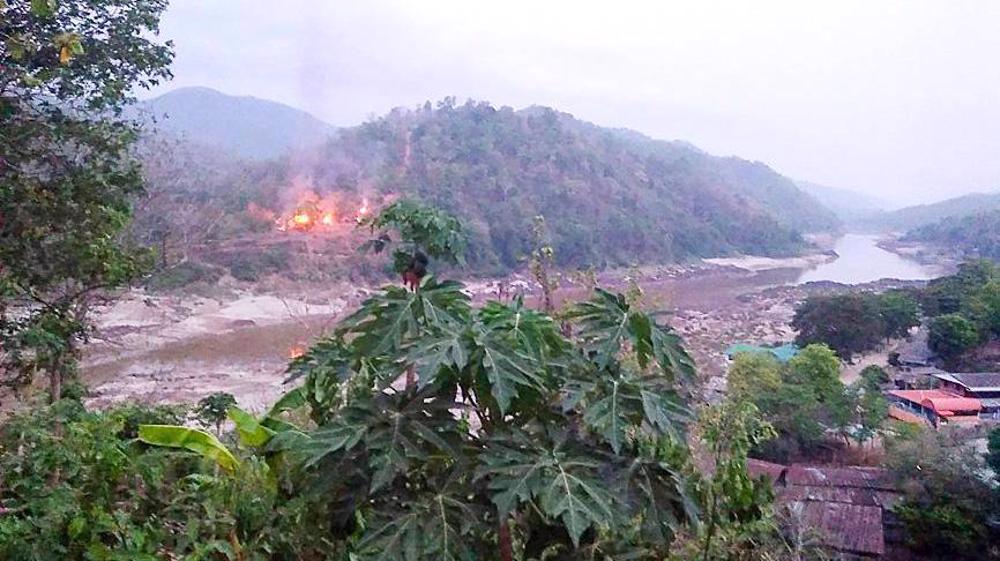 Two air bases in Myanmar attacked, reports say