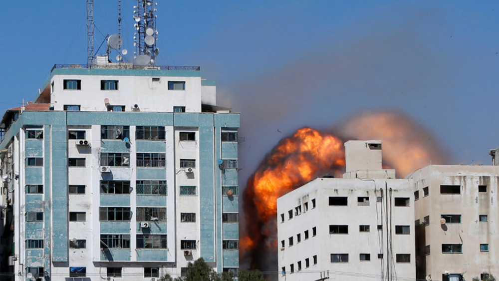 Hamas vows more rockets underway after Israel pounds Gaza tower