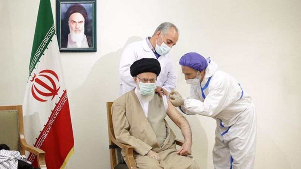 Leader receives first dose of homegrown Iranian vaccine