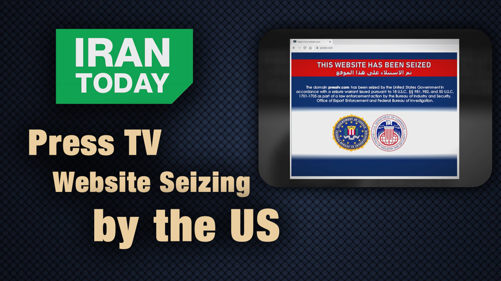 Press TV website seized by the US
