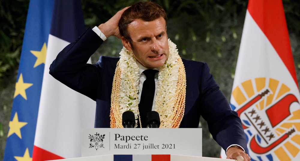 Macron fails to apologize to French Polynesia over nuclear tests