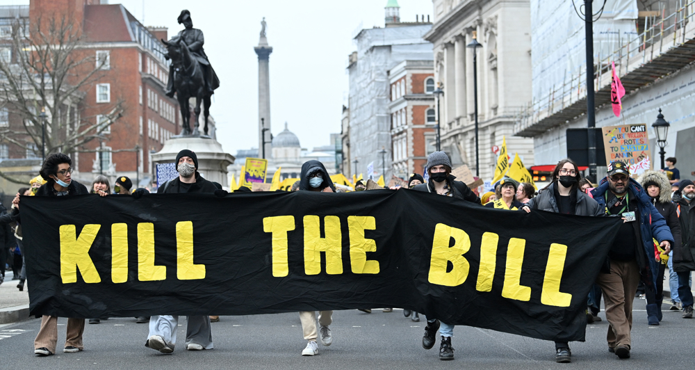 ‘Kill the Bill’: Thousands rally in UK against 'draconian crackdown' on protests