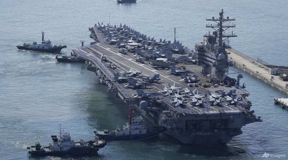 South Korea, US stage drills with aircraft carrier in escalation