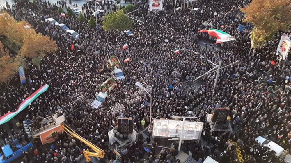 Iranians hold massive funeral for ‘martyrs of security’