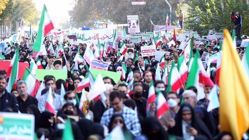 Iranians mark US embassy takeover with massive nationwide rallies 