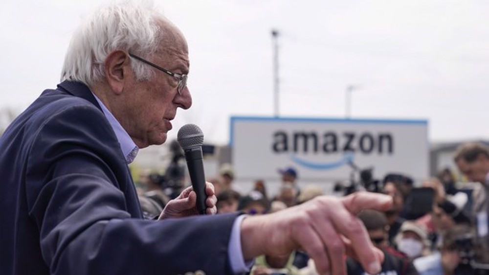 Sanders urges Biden to cut Amazon out of US federal contracts