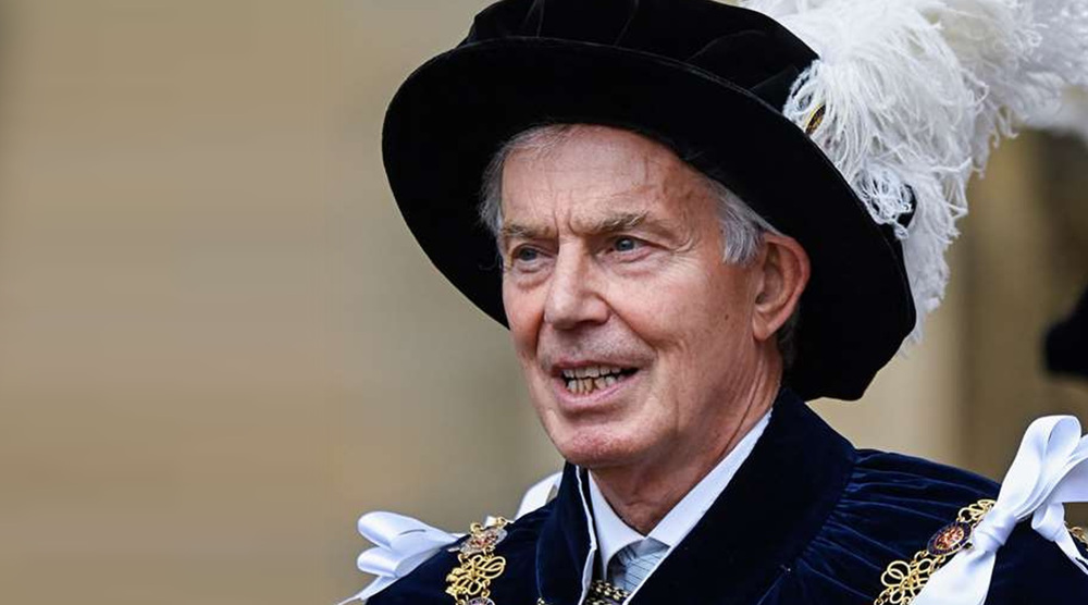 ‘War criminal’ Tony Blair knighted