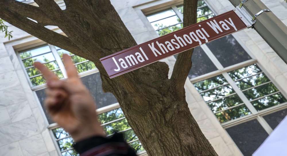 Street in front of Saudi embassy in Washington named after Khashoggi
