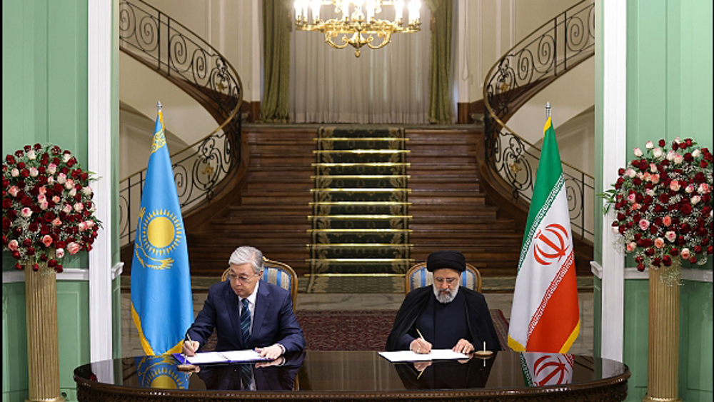 Kazakh president in Tehran for expansion of ties