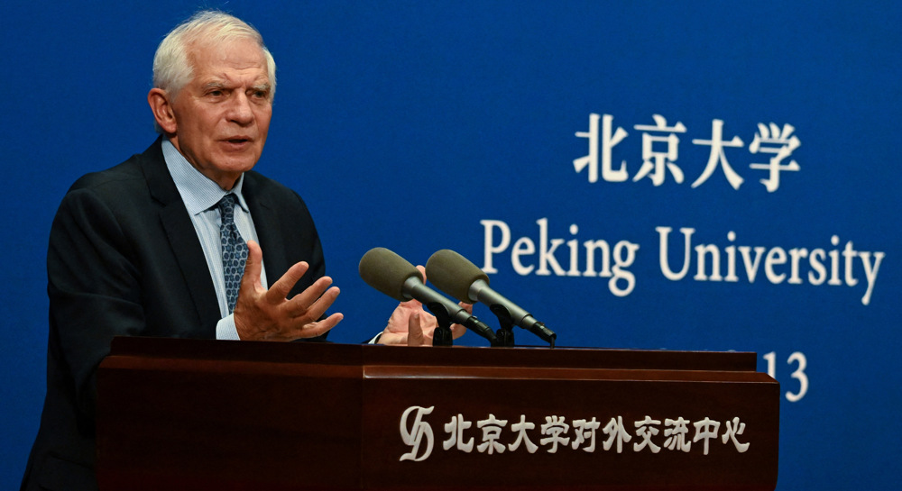 Trust between EU, China 'eroded', Borrell warns