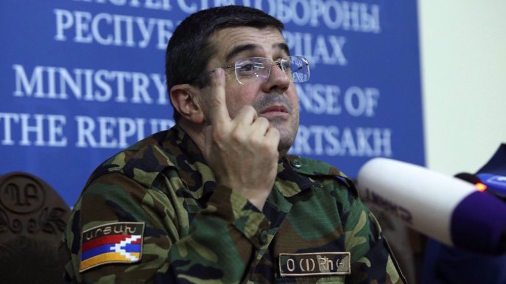 Azerbaijan says arrests separatist president of Nagorno-Karabakh