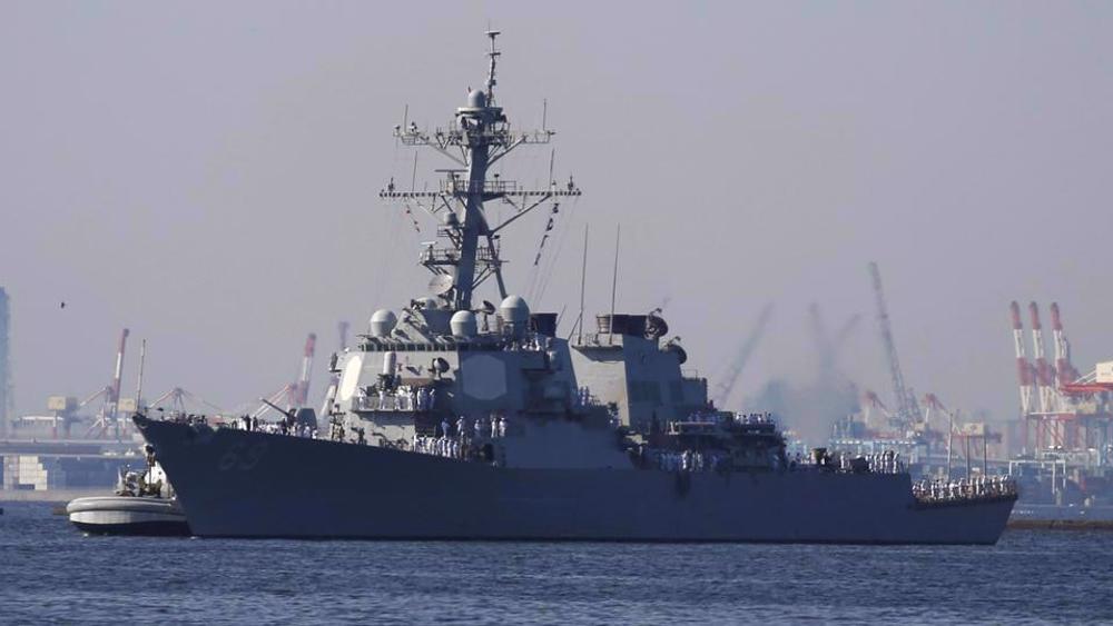 China forces US warship out of South China Sea again 
