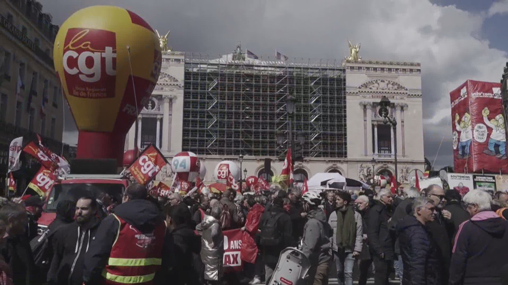 Another million-person march in France against pension age hike