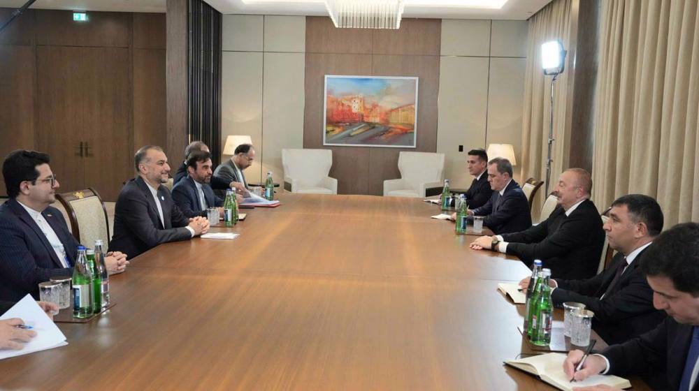 Iran FM,  Azerbaijan president discuss ties, regional issues