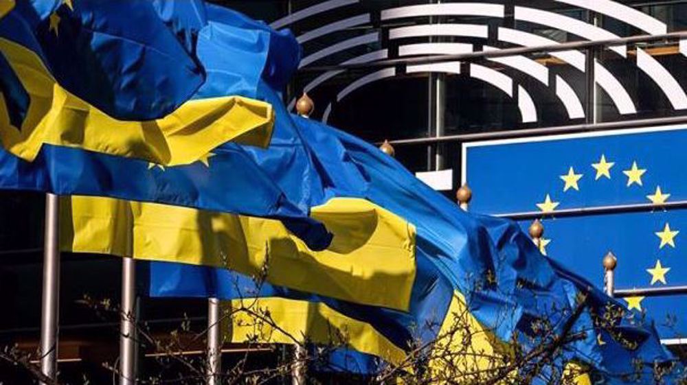 EU to Press TV: Despite bankruptcy, will continue supplying arms to Kiev