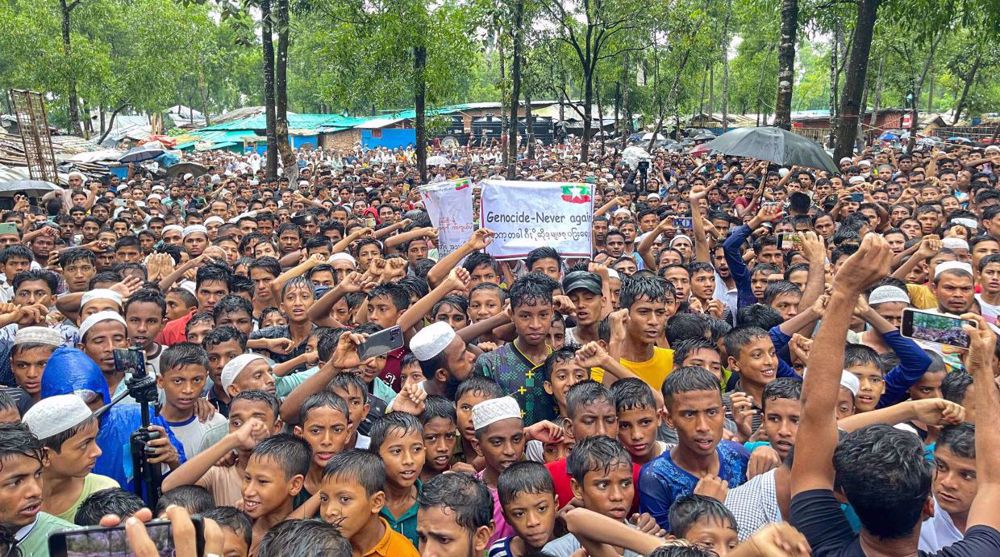 Rohingya Muslims demand safe return to home after 6 years of exodus 