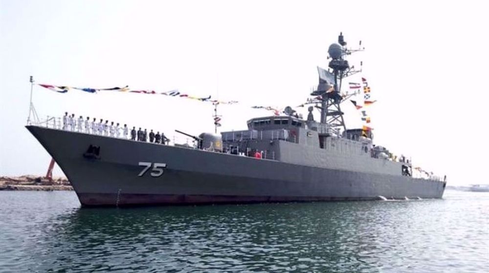 Iran-Dena destroyer-Combined naval drills