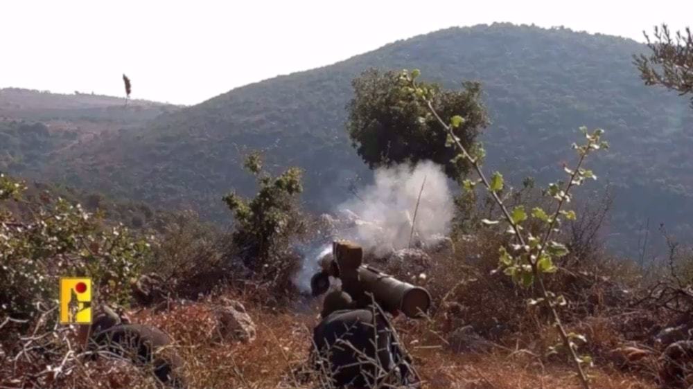 Hezbollah targets Israeli military positions with drones, artillery shells