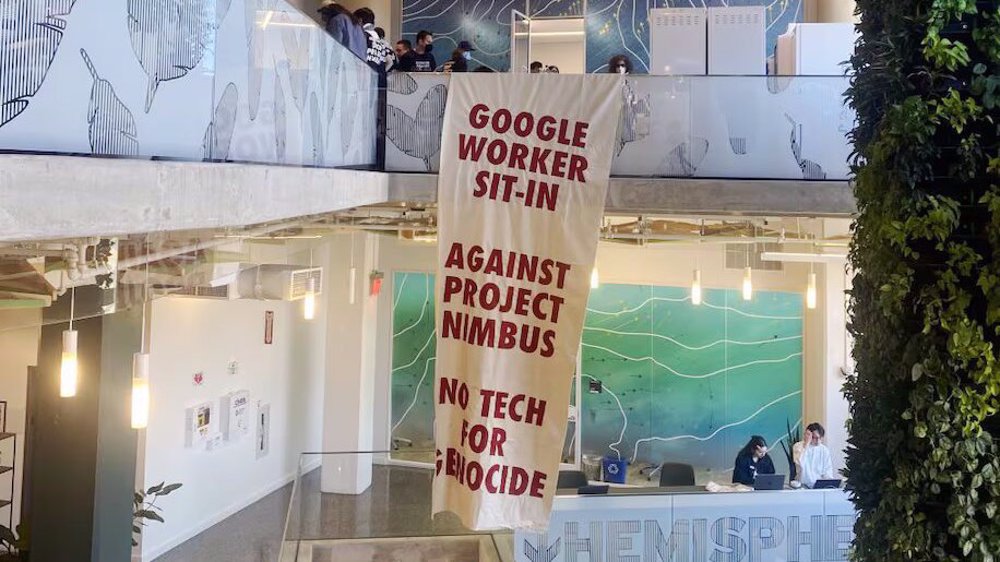 Google fires 28 employees for protesting military deal with Israel