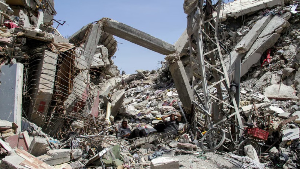 Destroyed building-Gaza Strip