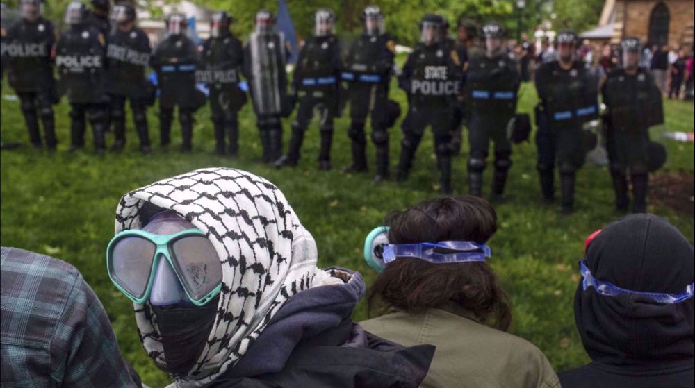 US police arrest 25 students at University of Virginia amid pro-Palestine rally 