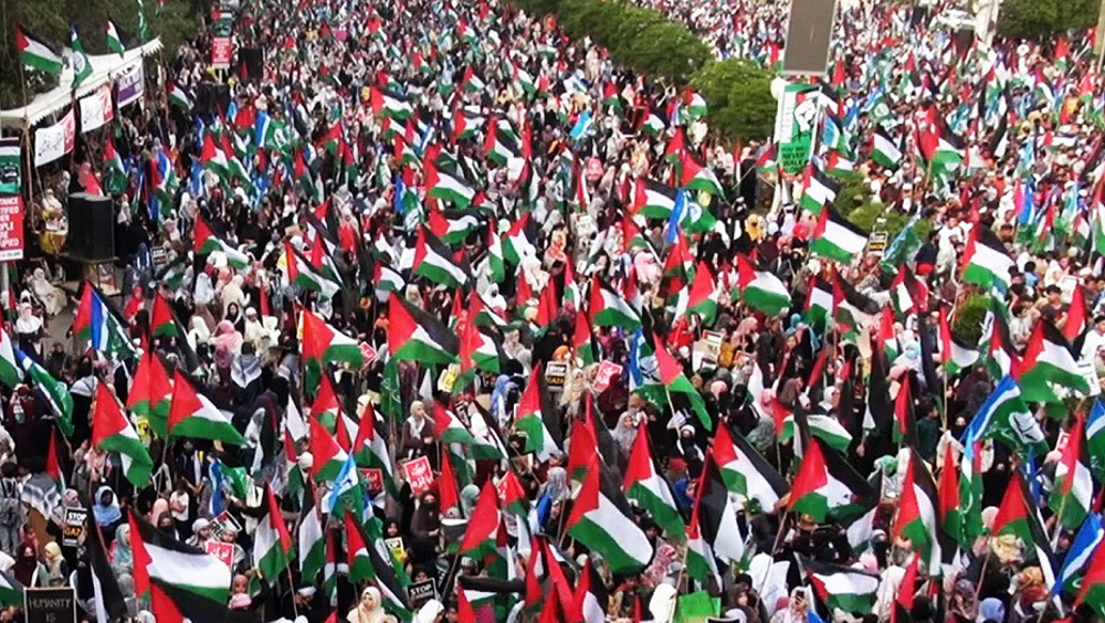 'Gaza Million March' in Karachi demands immediate end to Israeli aggression