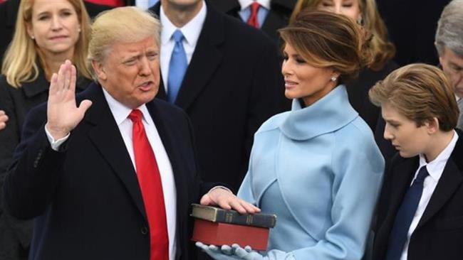 Donald Trump sworn in as US president
