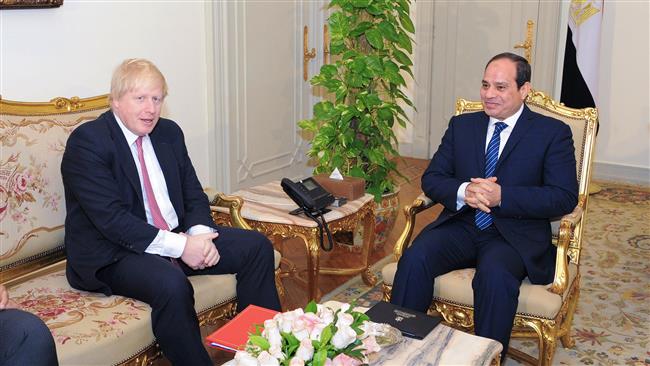UK’s Johnson visits Egypt to ‘deepen’ ties