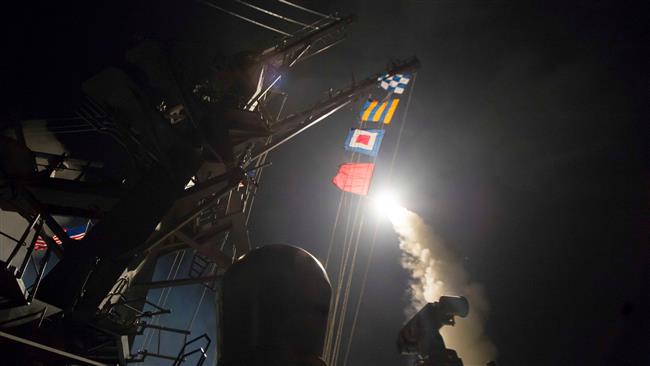 US launches missile strike against Syria 