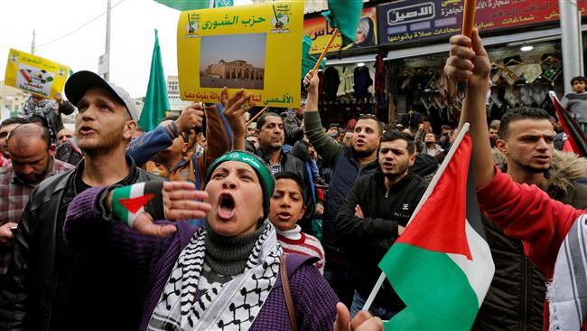 Jordanians protest against Trump’s al-Quds move