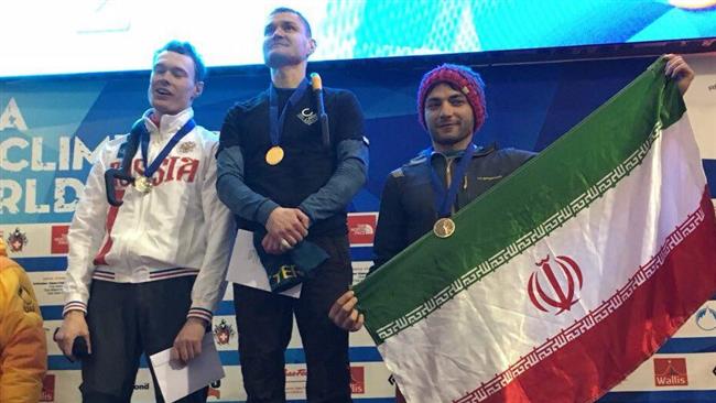 Iran bags bronze in 2018 UIAA Ice Climbing World Tour