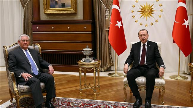 Tillerson, Erdogan meet amid Syria offensive tensions 