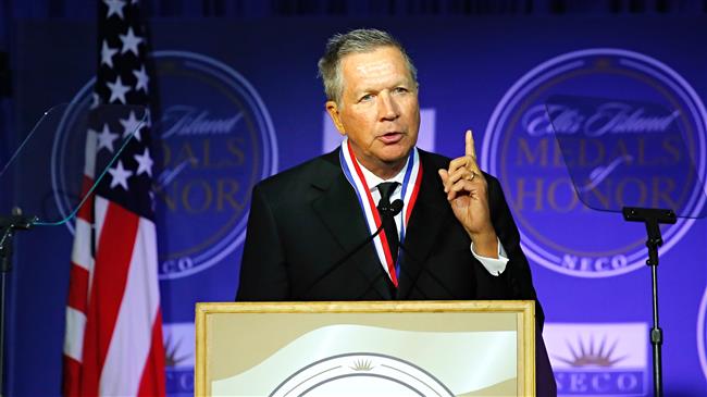 Ohio governor says 2-party system may be ending in US