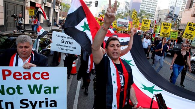Protests in LA, San Francisco against Syria airstrikes