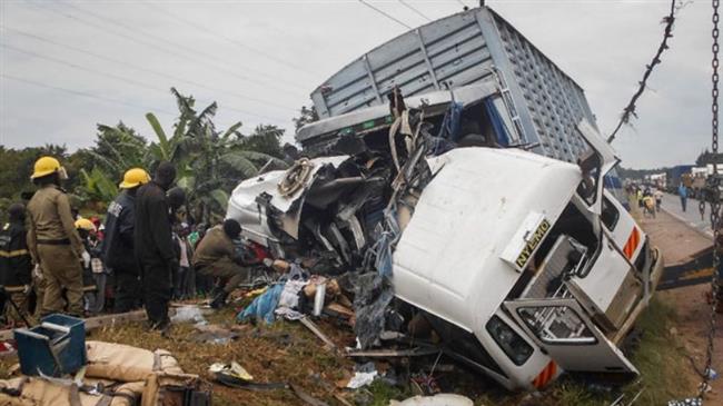 48 killed as Uganda bus rams into tractor, truck 