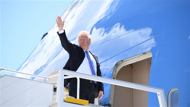 Trump heads to Singapore for North Korea summit