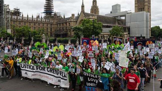 Thousands hold Justice for Grenfell march in London