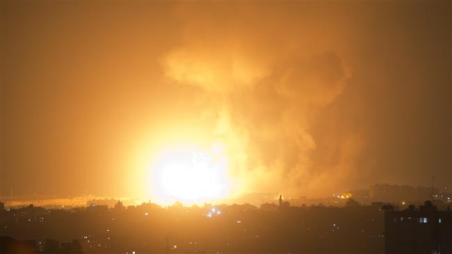 Pictures of military escalation in Gaza