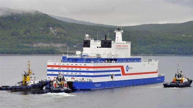 Russia's first floating nuclear plant arrives at Arctic base