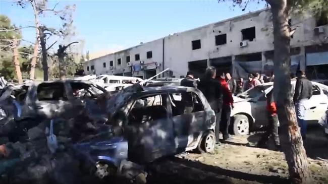 Israeli airstrike in Syria damaged car rental properties, footage shows