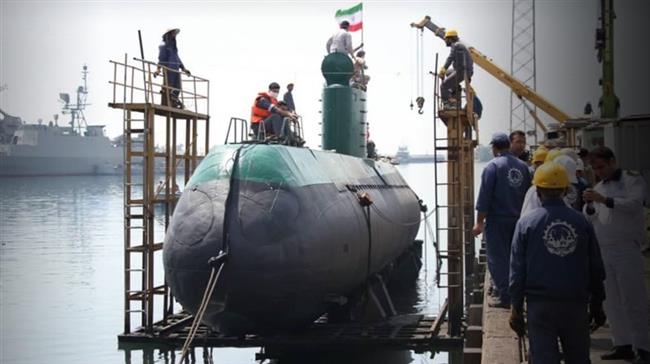 Ghadir-class submarine joins Iran's naval fleet