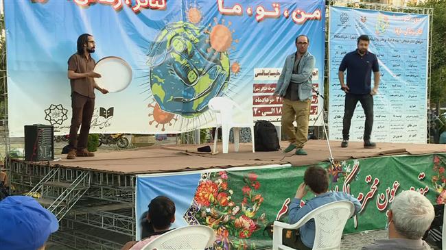 Street theaters in Iran come back after three month hiatus